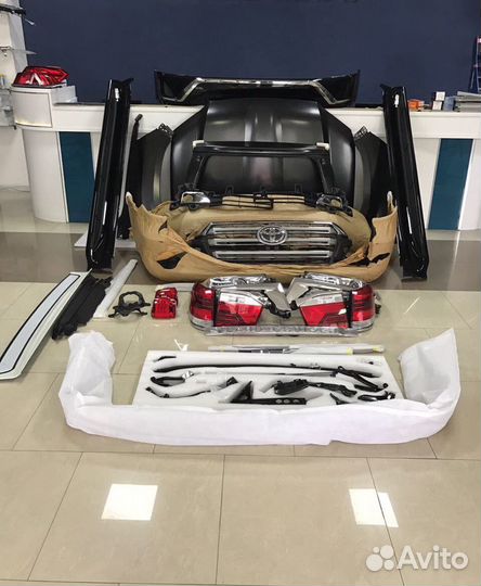 Рестайлинг Обвес на land cruiser 200