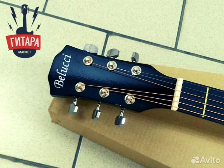 Акустическая гитара Belucci 40 дюймов черная