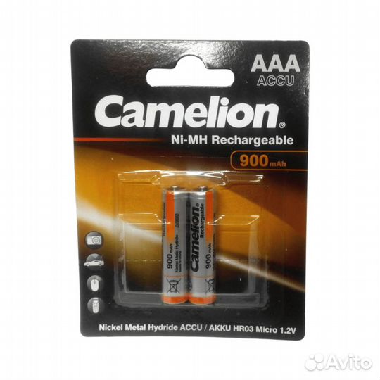 Аккумулятор Camelion AAA- 900mAh Ni-Mh BL-2 (NH-AA