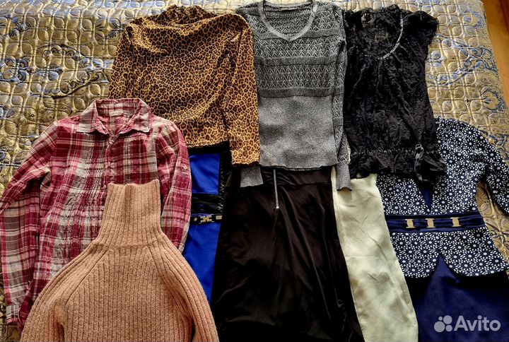 Женские вещи разные пакетами