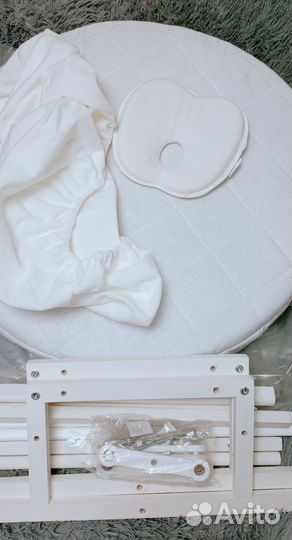 Продам детский новый матрас для круглой кроватки
