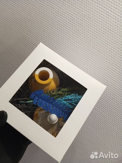 Набор шкатулка и ваза для сухоцвета