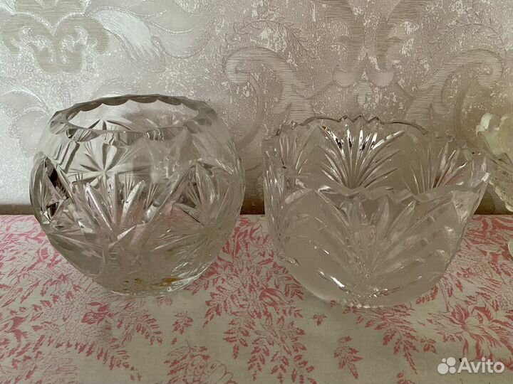 Хрустальные конфетницы СССР