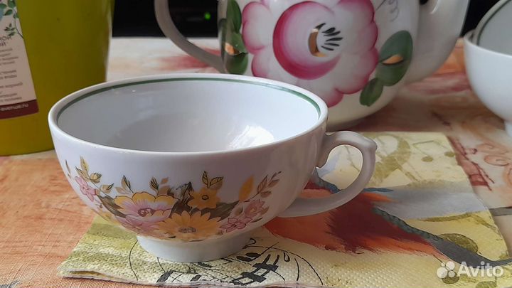 Чашки от чайного сервиза Дулево 5 шт. 1с, 1994