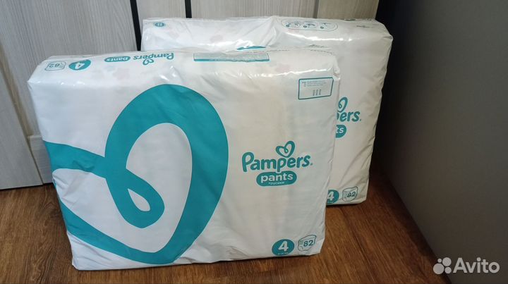 Подгузники трусики pampers 4