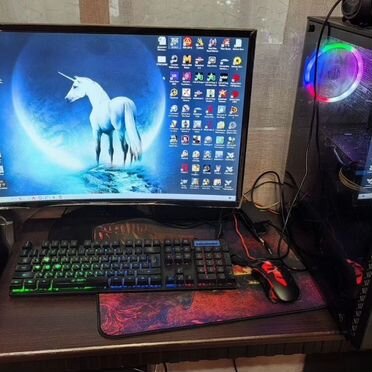 Игровой компьютер с монитором полный комплект