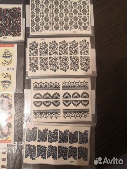 Слайдер-дизайны для ногтей на водной основе