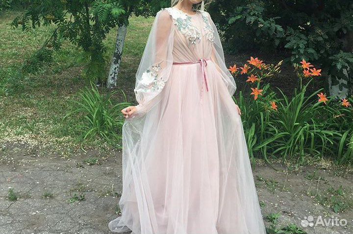 Вечернее платье в пол 42 44