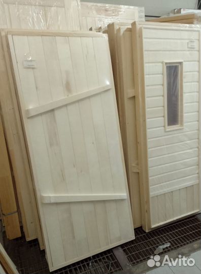 Двери массив хвоя, осина, стекло Большой выбор