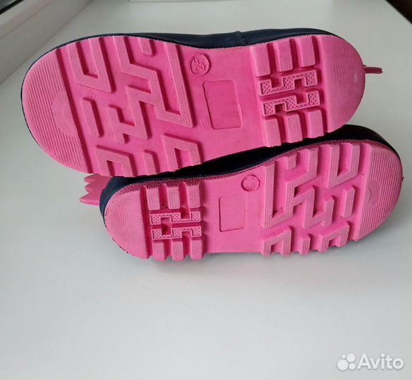 Детские резиновые сапоги 25 размер