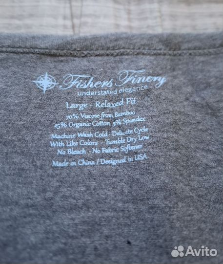 50+ размер, футболка женская Fishers Finery, США