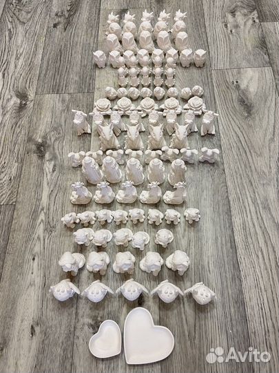 Гипсовые фигуры, раскрасски, более 50 видов