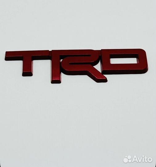 Эмблема наклейка значок TRD