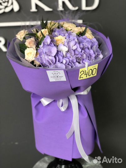 Гортензия. Букет из гортензий