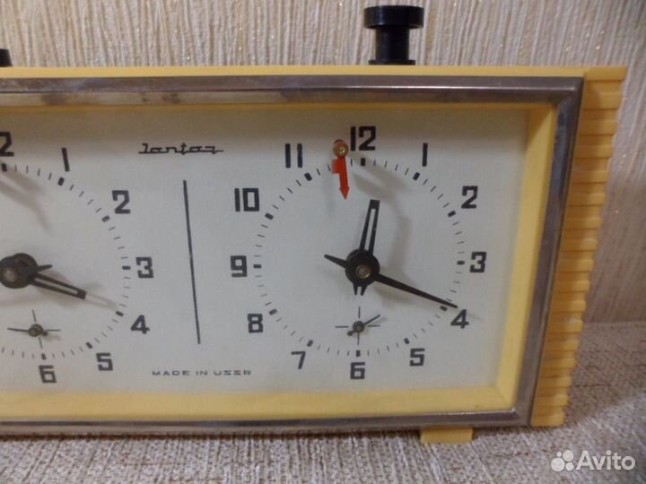 Часы шахматные янтарь, очз СССР