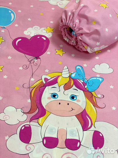 Комплект белья в детскую кроватку