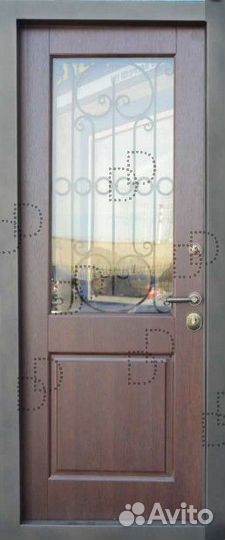 Парадная входная дверь с терморазрывом в дом