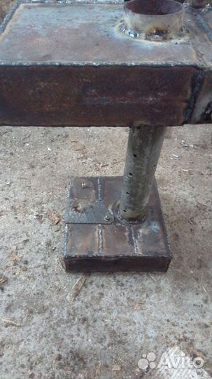 Печь на отработке с водяным контуром