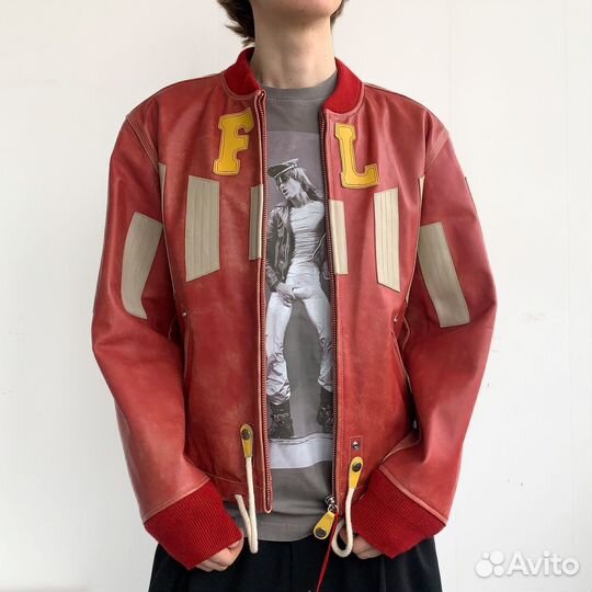 Кожаный бомбер diesel оригинал