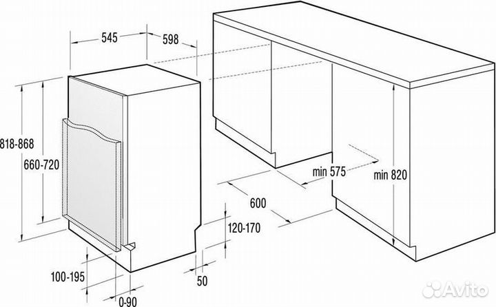 Посудомоечная машина gorenje GDV 654 X