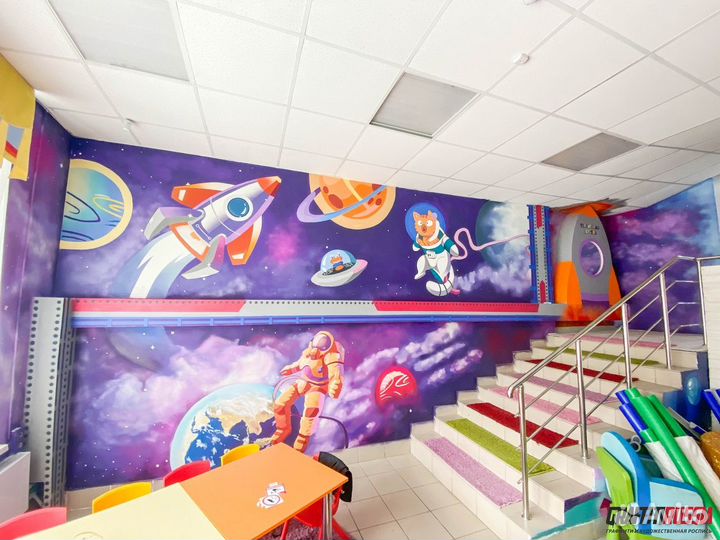 Роспись стен / художественное оформление фасада