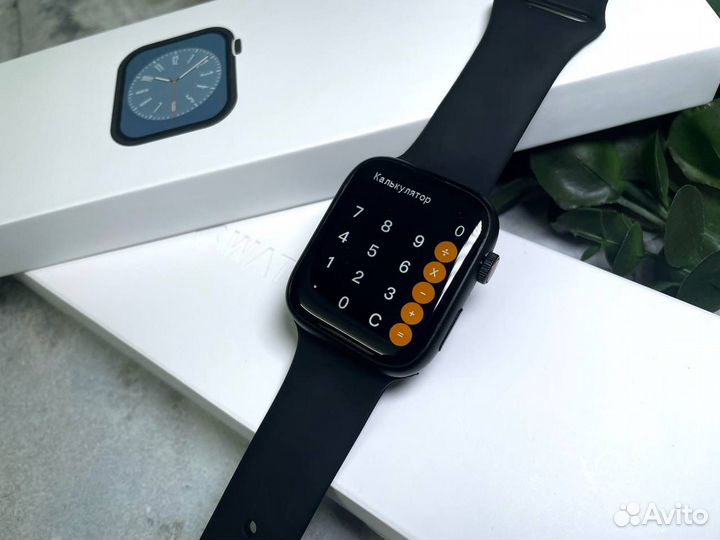 Apple Watch 9 45 mm + второй ремешок в подарок