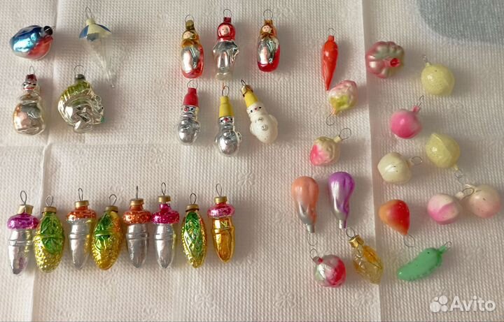 Елочные игрушки СССР