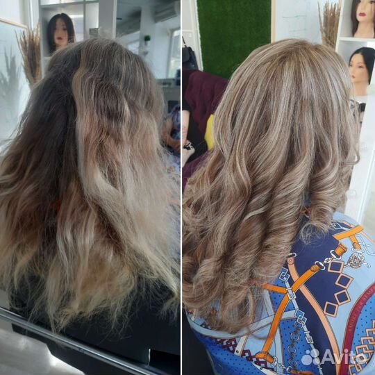 Модели на сложное окрашивание/Стрижки/Локоны