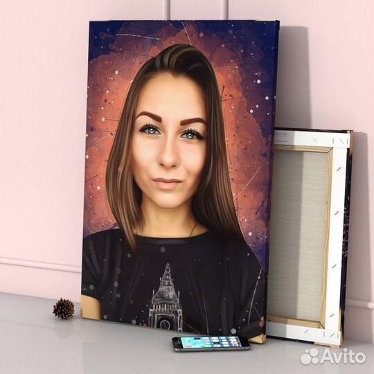 Фото на холсте, портрет по фото на холсте