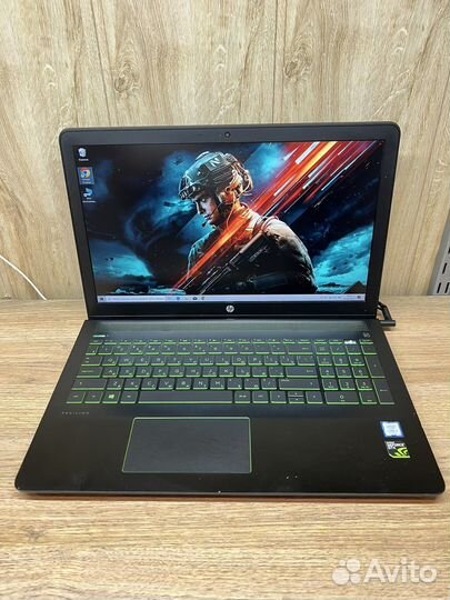 Игровой ноутбук HP i7-7700/1000gb/GTX1050