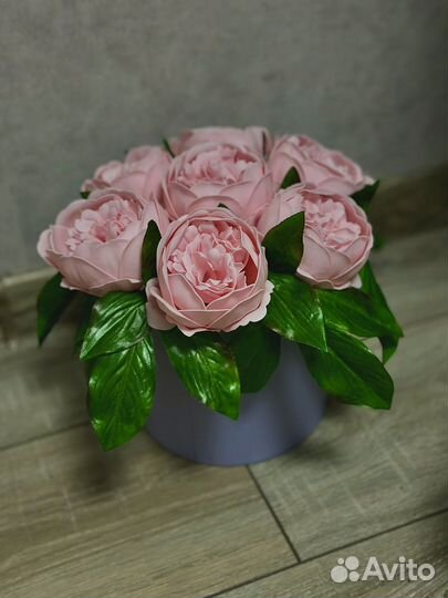 Букет из мыла пионы