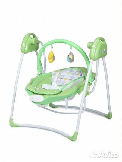Детские электронные качели шезлонг