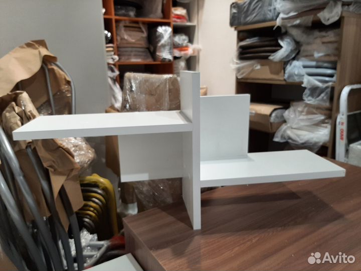 Полка книжная S33 белая