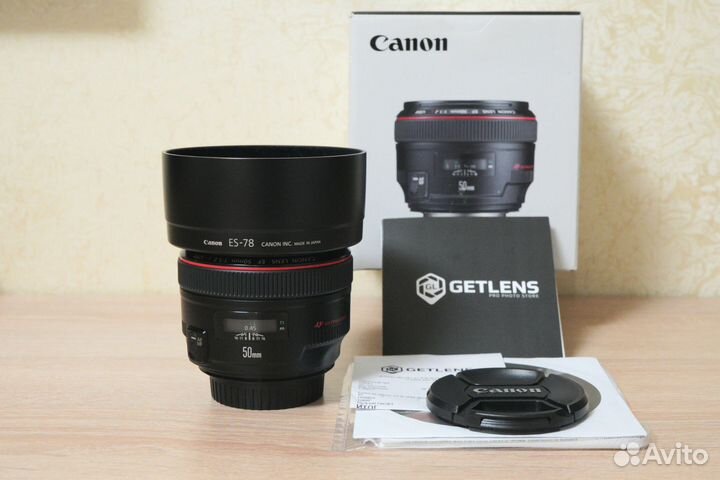 Canon ef 50mm f 1.2l usm (в идеальном состоянии)