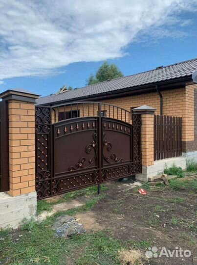 Ворота кованые распашные
