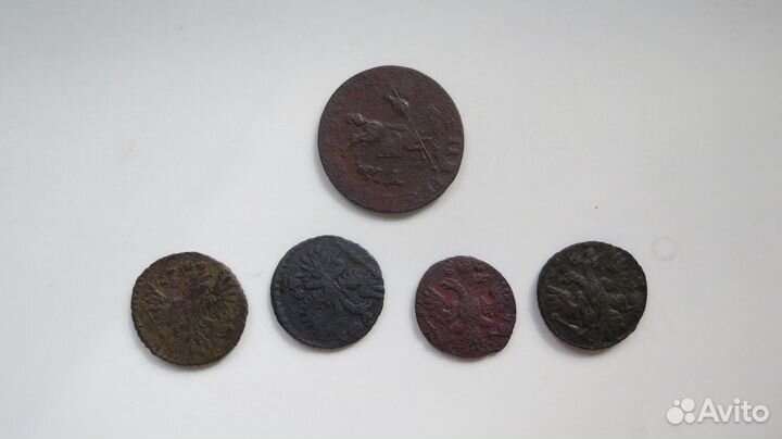 29 медных монет Российской Империи