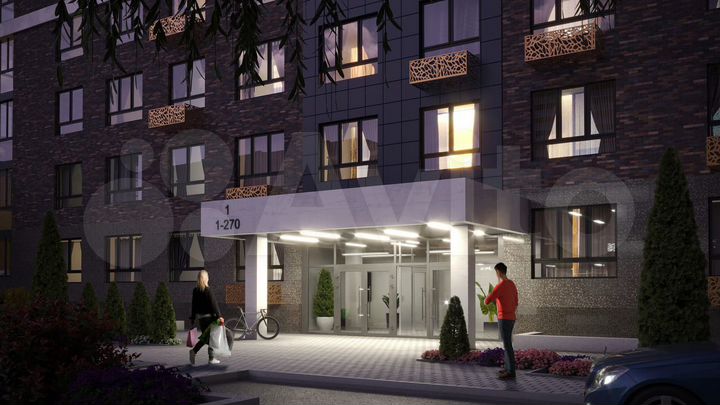 2-к. квартира, 75,3 м², 16/25 эт.