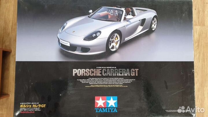 Tamiya 1:12 Porsche Carrera GT сборная модель