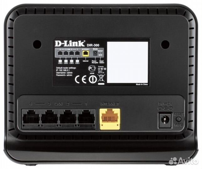 Беспроводной маршрутизатор D-Link DIR-300