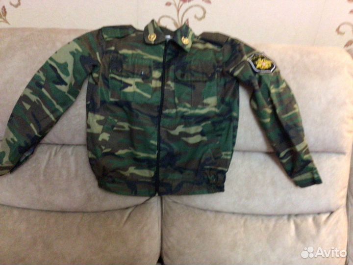 Камуфляжный костюм детский размер 36 рост 3