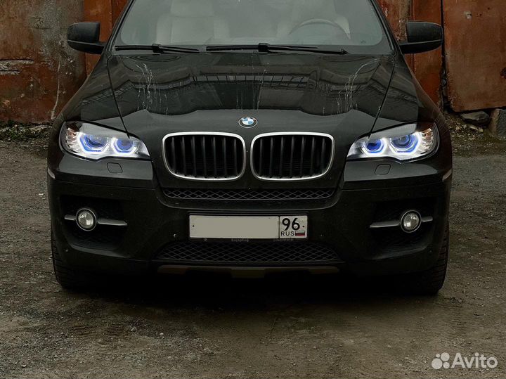 3D глазки ALT96 для BMW X6E71 в G с синей встакой