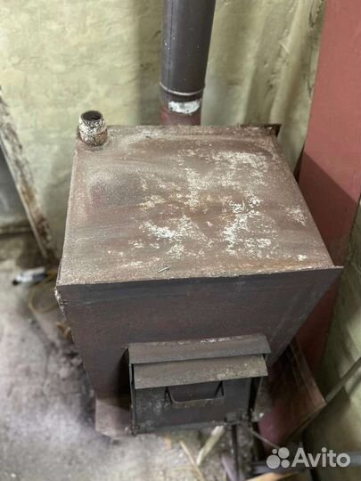 Печь отопительная (буржуйка) с водяным контуром