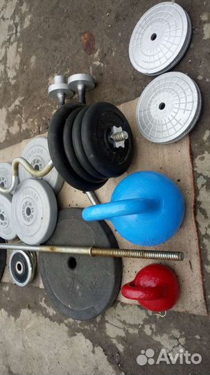 Гриф,блины,гантели,гири
