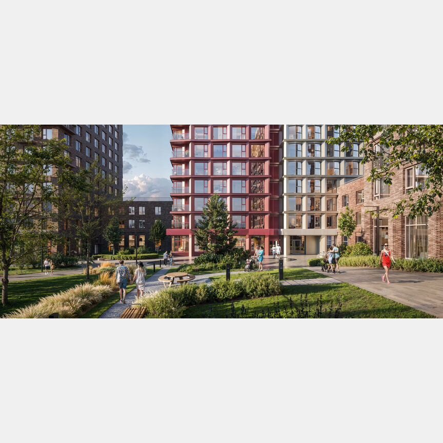 2-к. квартира, 53,8 м², 2/13 эт.