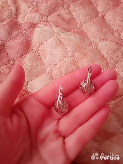 Серебряные серьги