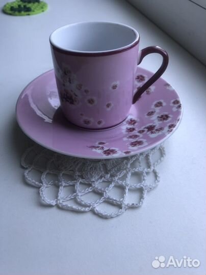 Фарфоровая турка винтаж 1980г и коф пара Япония