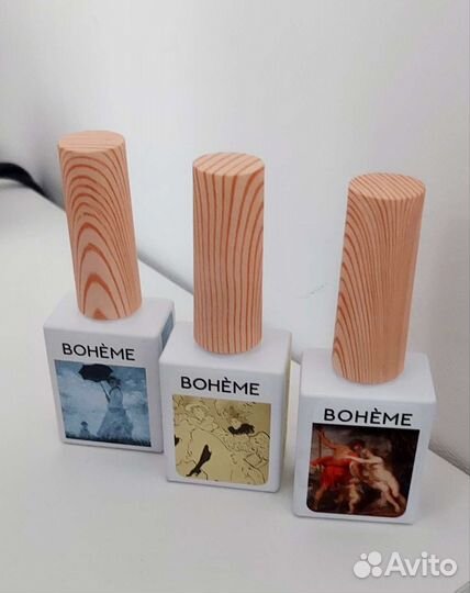 3 шт Гель лак база цветная камуфлирующая boheme