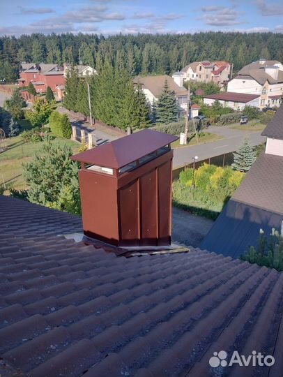 Ремонт кровли и дымохода, плотник