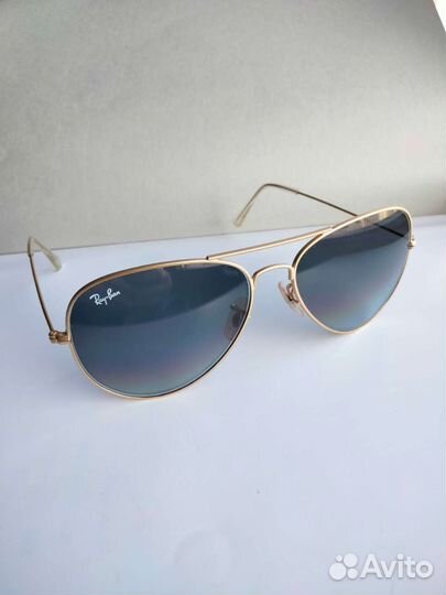 Солнцезащитные очки Рей Бен авиатор капли