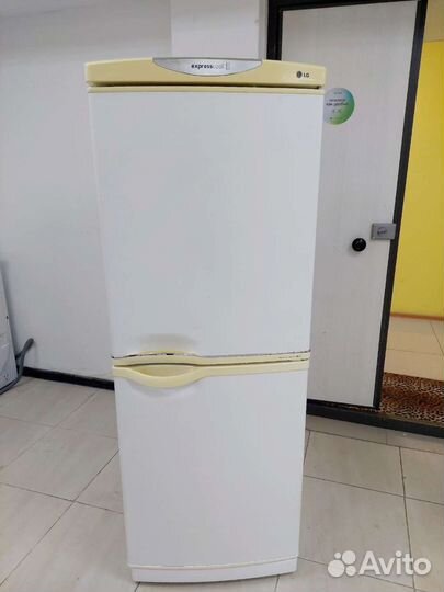 Узкий LG Холодильник бу 150см/Гарантия/Доставка
